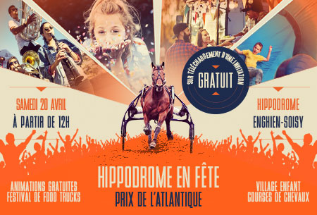 Invitations gratuites pour la Fête de l'Hippodrome d'Enghien Soisy !