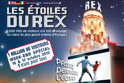 Visite du Grand Rex + goodies et animations pour 1 € seulement