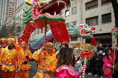 Défilé du Nouvel An Chinois 2015 à Belleville
