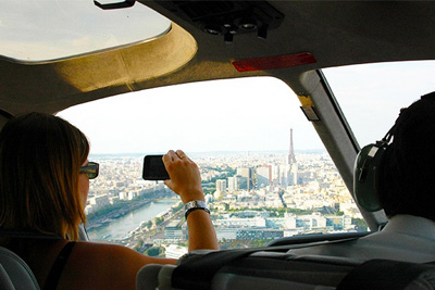Tour en hélicoptère pas cher Paris et Versailles pour 2 pers à 349 € au lieu de 798 €