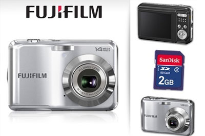 Appareil photo Compact Fujifilm ultra léger + carte mémoire à 59,90 € au lieu de 89 €