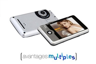 Caméra tactile, lecteur MP3 et vidéo MP4 pour 35 € au lieu de 99 €
