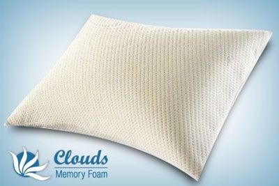 Oreiller Clouds à mémoire de forme Confort absolu à 17,99 € au lieu de 68,99 €