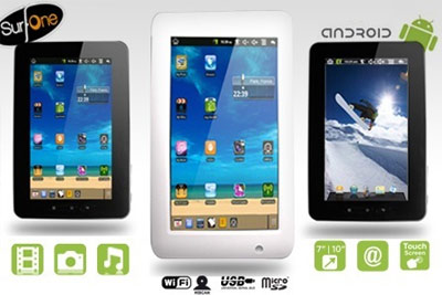 Portable androïd e Pad SurfOne avec interface USB intégrée dès 99,90 € au lieu de 219 €