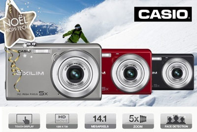 Appareil photo numérique compact Casio 14,1 Mpx à 89 € au lieu de 149 €