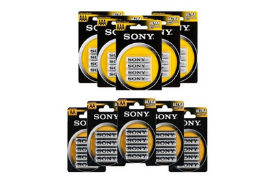 Pack de 96 piles SONY au choix (AA et/ou AAA) pour 27,90 € 