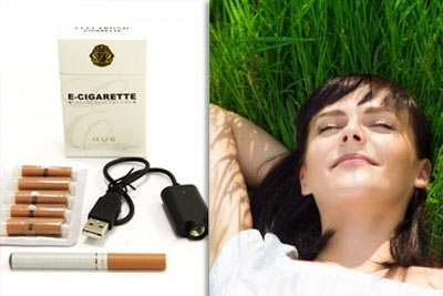 Cigarette électronique e-cigarette avec 5 cartouches à 19,90 € au lieu de 69 €