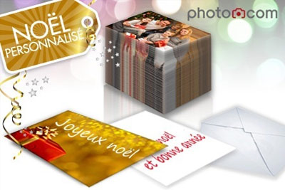 30 cartes de voeux 10x15 à partir de vos photos sur Photo.com à 15 € au lieu de 36 €