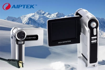 Caméscope AIPTEK HD format de poche et câble HDMI à 59,99 € au lieu de 139,99 €