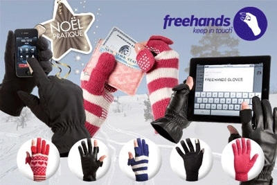 Paire de gants tactiles Freehands dès 9,90 € au lieu de 25 €