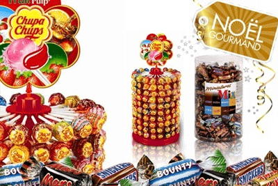 200 sucettes Chupa Chups ou 297 miniatures Mars, Snickers, Bounty et Twix dès 37 €