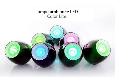 Lampe d’ambiance LED Color Lite, 256 couleurs à 24,95 € au lieu de 39,90 €