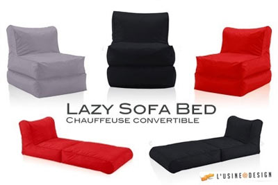 Chauffeuse convertible lit Lazy Sofa Bed à 69 € au lieu de 139 €