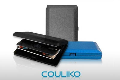 Porte-cartes métallisé ultra-résistant Couliko à 8,50 € au lieu de 17,50 €