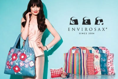 Pack de 5 sacs Envirosax éco-fashion et design à 17 € au lieu de 42,50 €
