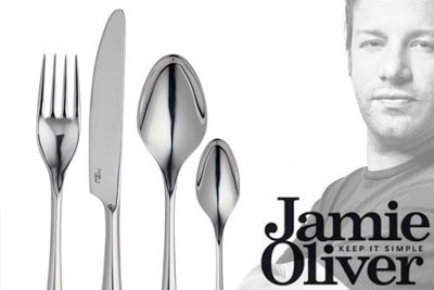 Ménagère 24 pièces Jamie Oliver en acier inoxydable à 49,50 € au lieu de 99 €