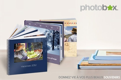 Livre Photo personnalisé spirales sur PhotoBox à 9,99 € au lieu de 19,95 €