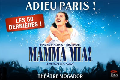 MAMMA MIA ! au théâtre Mogador : 1 place à partir de 25 € au lieu de 42 €