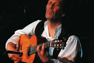 Concert gratuit en plein air de guitare flamenco de Paco de Lucia