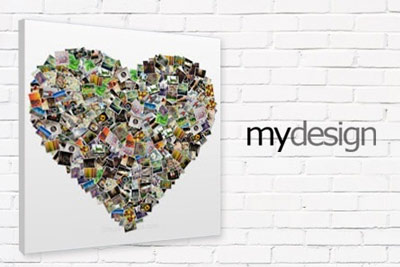 Tableau photo montage personnalisable HD Mydesign dès 15,90 € au lieu de 39,90 €