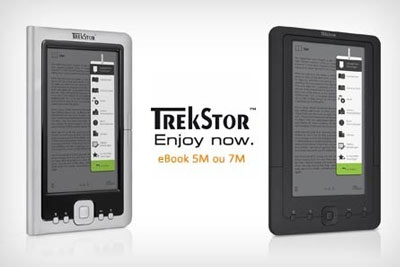 E-book Trekstor 5 pouces ou 7 pouces dès 49 € au lieu de 99 €