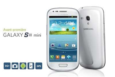Samsung Galaxy S3 mini avec un écran 4 pouces à 349,99 € au lieu de 453,61 € 