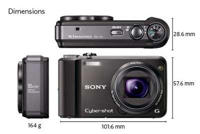Appareil photo numérique Sony Cybershot H70 à 149,99 € au lieu de 219 € 