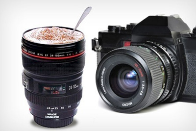 Mug en forme d’objectif d’appareil photo à 17,90 €