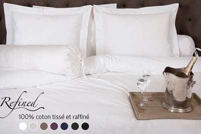 Parure de lit en Twill Refined avec taie d'oreiller à 39,90 € au lieu de 79,95 € 