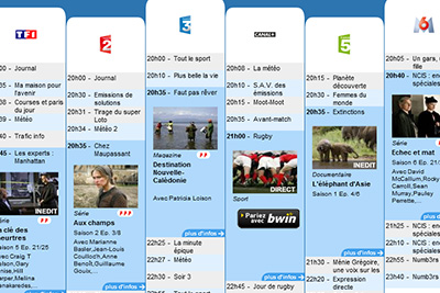 Programme TV en ligne