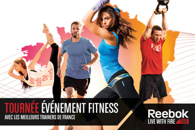 Cours de fitness gratuits au Reebok Live With Fire Tour