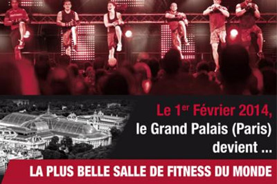 INSOLITE : cours géant de Fitness au Grand Palais 