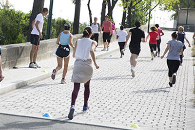 Circuit sportif gratuit de cardio-training sur les Berges de Seine