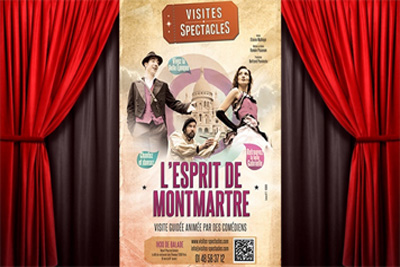 Visite-spectacle de Montmartre  à 15 € au lieu de 26 €