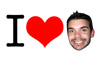 aimant personnalise i love aimant personnalise i love