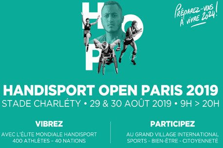 Activités sportives gratuites avec Handisport Open Paris 2019