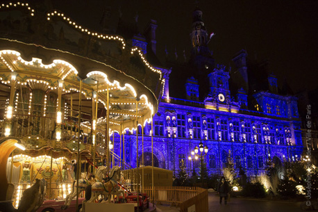 Le Village de Noël de Paris, des animations gratuites sur le parvis de l’Hôtel de Ville