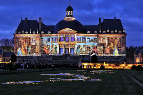 Illuminations et animations insolites au château de Vaux-Le-Vicomte