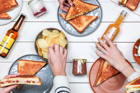 Croque monsieur sucrés et salés par le chef Michel Sarran