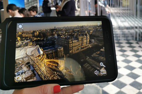 Exposition gratuite en réalité augmentée de la cathédrale Notre-Dame de Paris