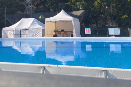 Piscine gratuite éphémère dans le 14ème arrondissement de Paris