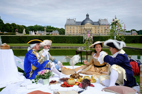 Grande journée costumée à Vaux le Vicomte