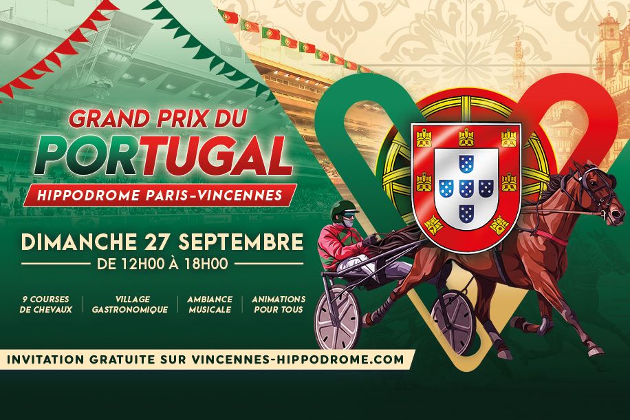 Invitation gratuite pour le Grand Prix du Portugal : gastronomie, musique et trot de haut niveau !