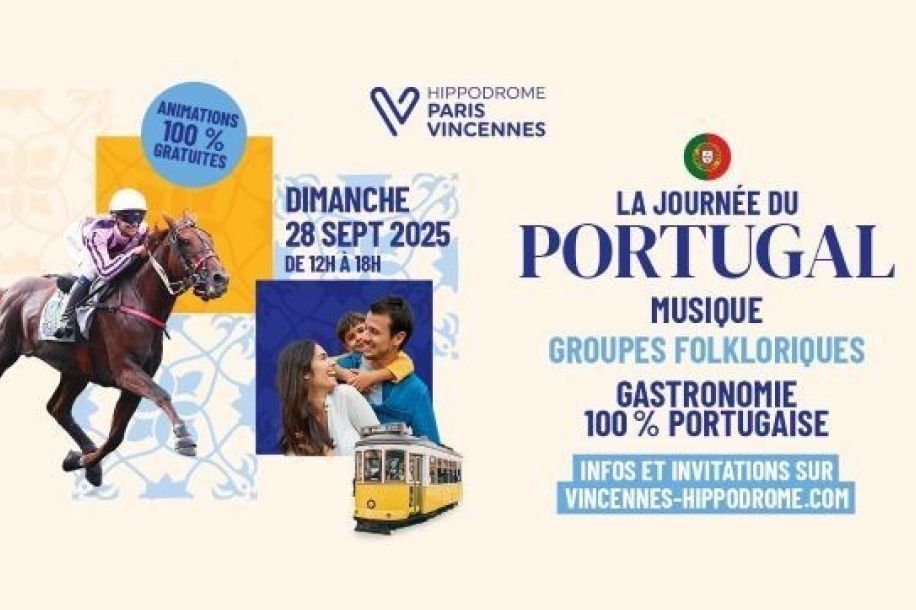 Invitation gratuite pour La Journée du Portugal à l’Hippodrome Paris Vincennes !