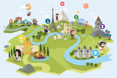 Paris Region Aventures application jeu piste Paris region enfants