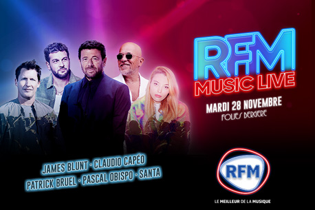 Gagnez des invitations pour le concert privé RFM Music Live