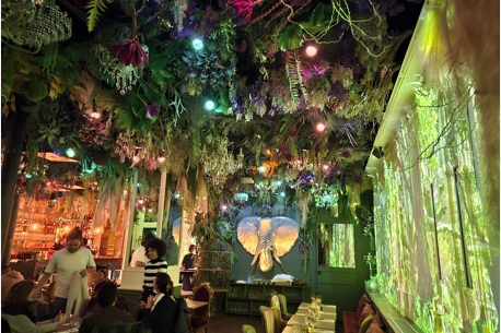 Jungle Palace restaurant immersif jungle