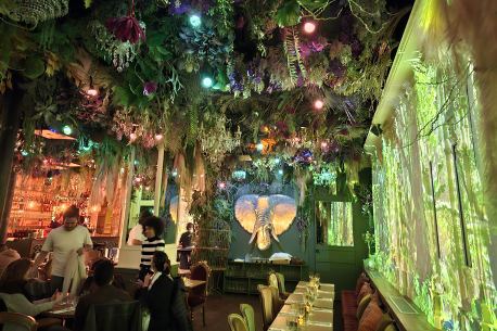 Jungle Palace, le restaurant au cœur de la jungle à Paris