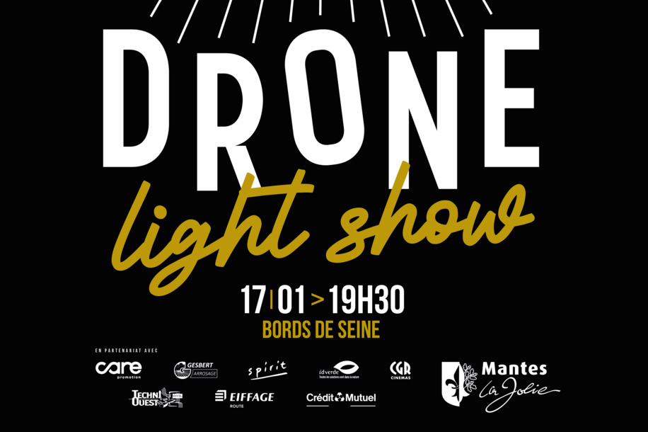 Spectacle exceptionnel et gratuit de drones 