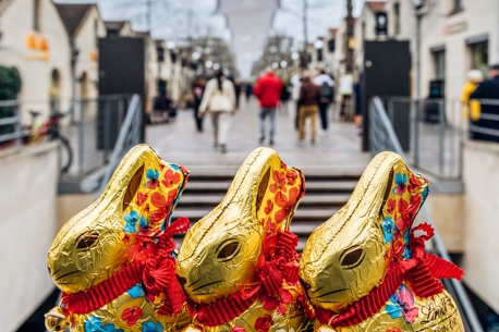 Chasse aux œufs gratuite (enfin, aux lapins !) à Bercy Village